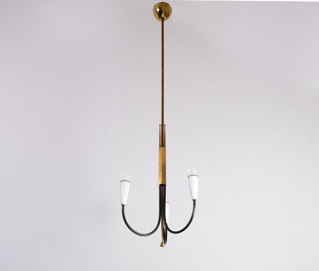 lampadario in ottone