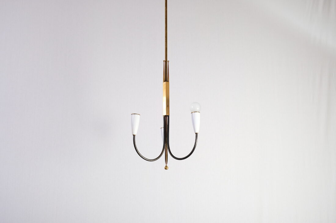 lampadario in ottone