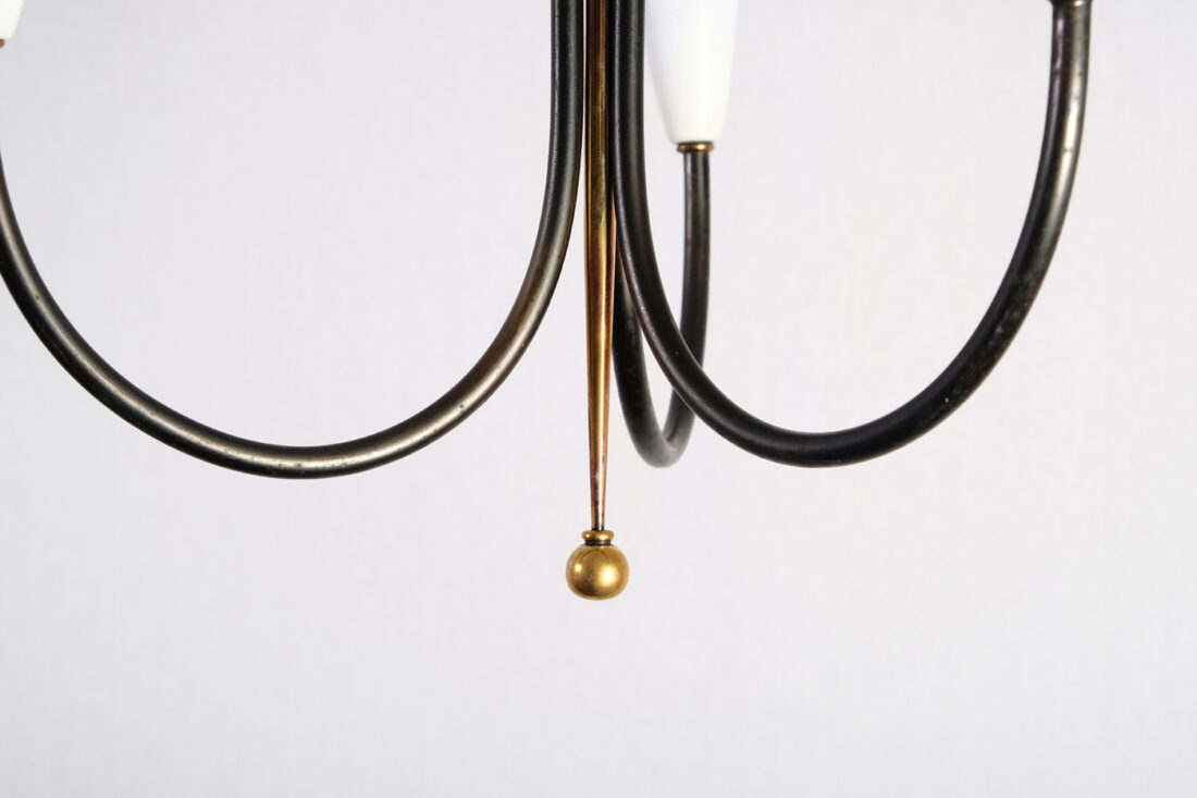 lampadario in ottone