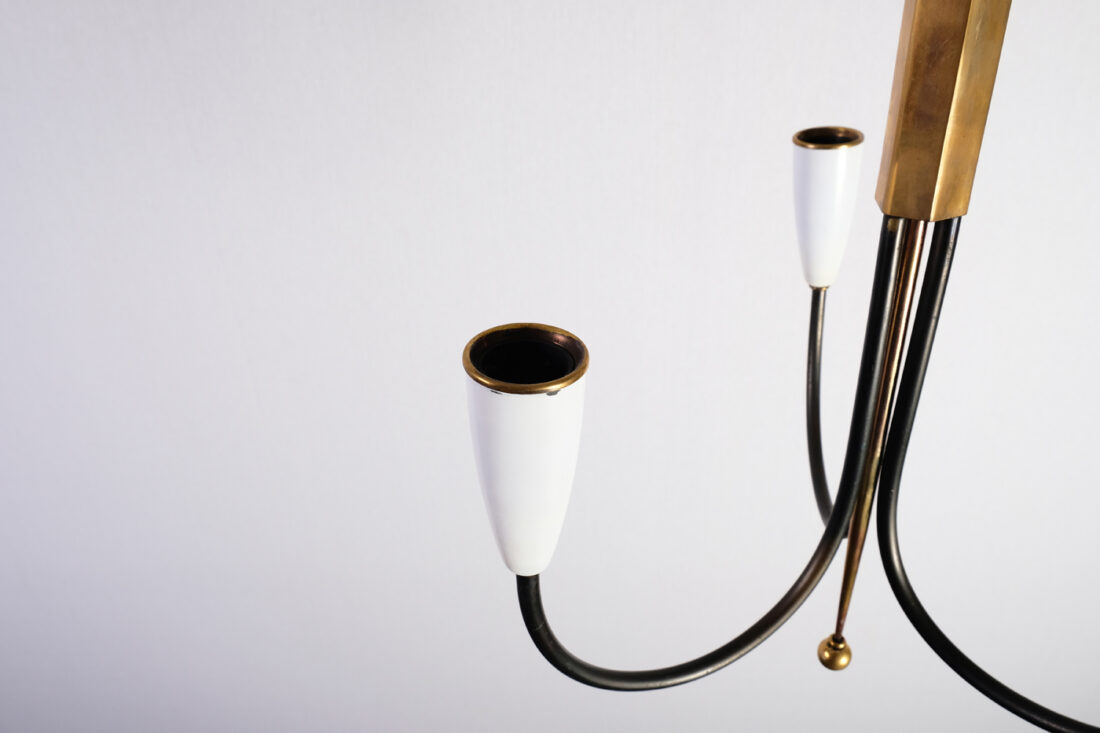 lampadario in ottone
